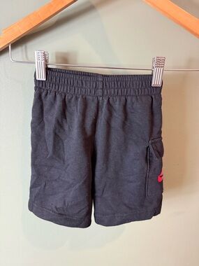 Nike Black Toddler Shorts with Logo